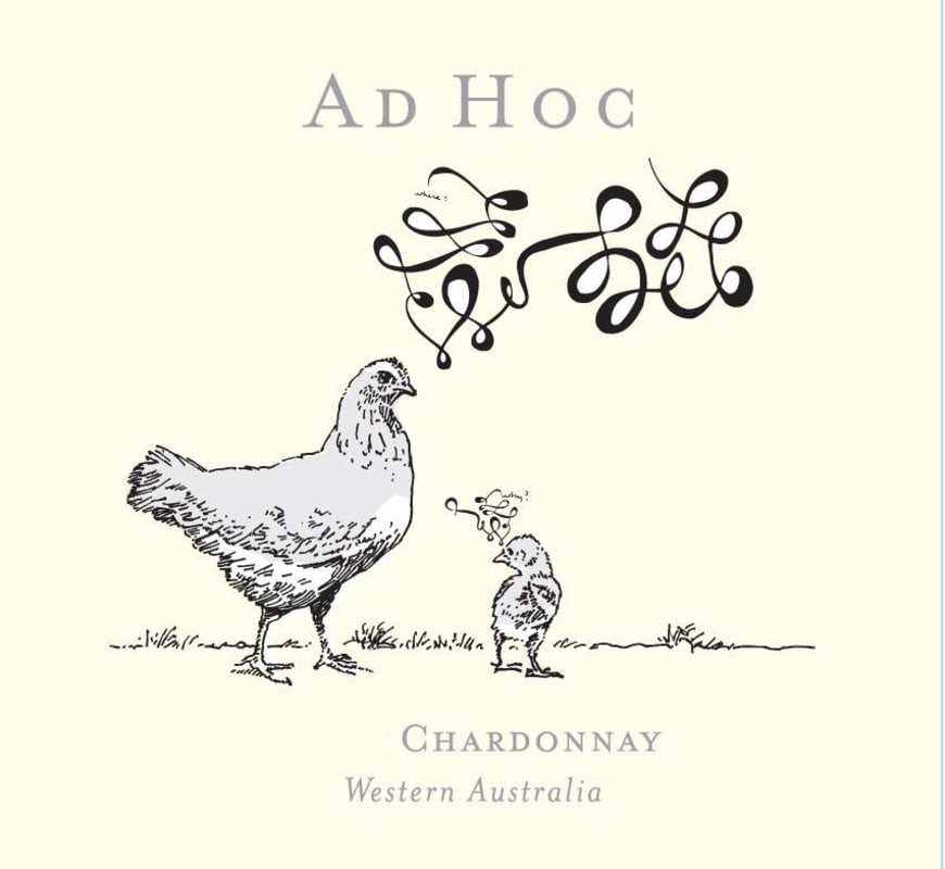 Larry Cherubino Wines Ad Hoc Chardonnay 2012 Front Label