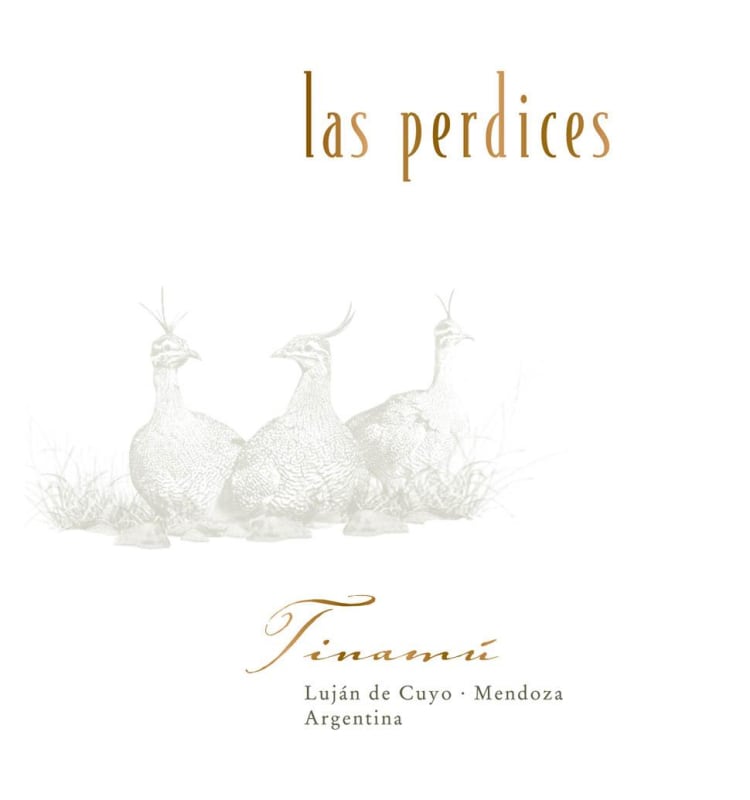 Las Perdices Tinamu 2010 Front Label