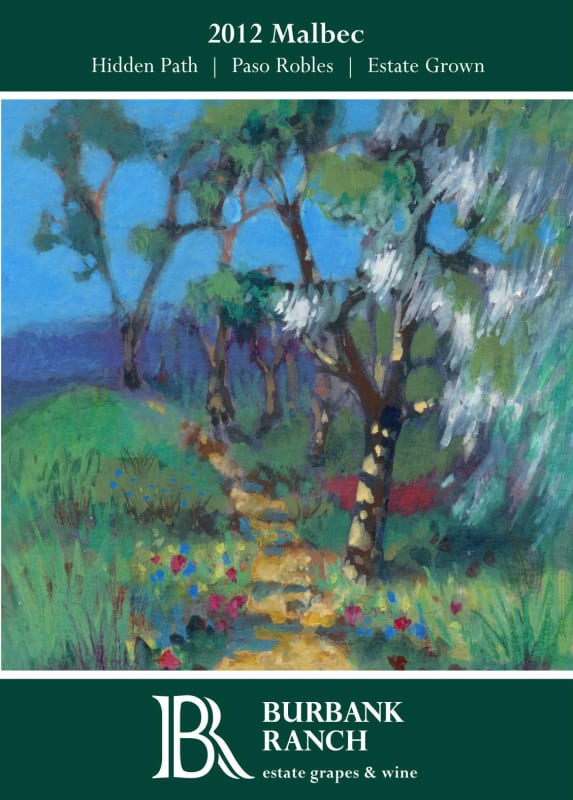 Burbank Ranch Hidden Path Malbec 2012 Front Label