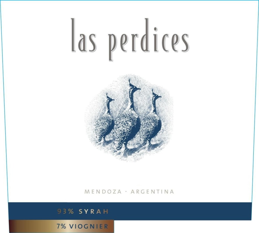 Las Perdices Syrah - Viognier 2013 Front Label