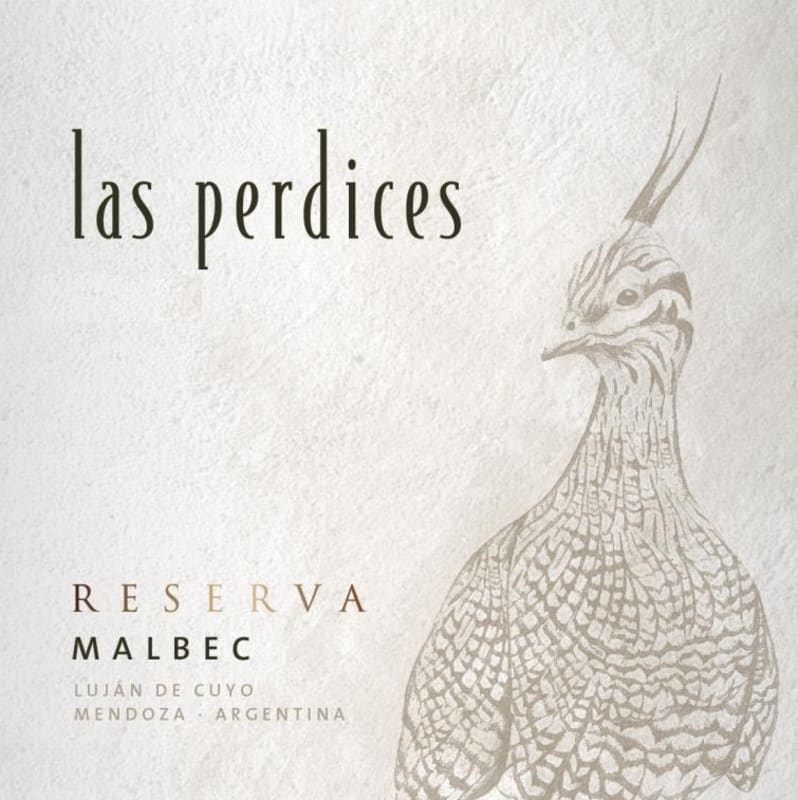 Las Perdices Reserva Malbec 2013 Front Label