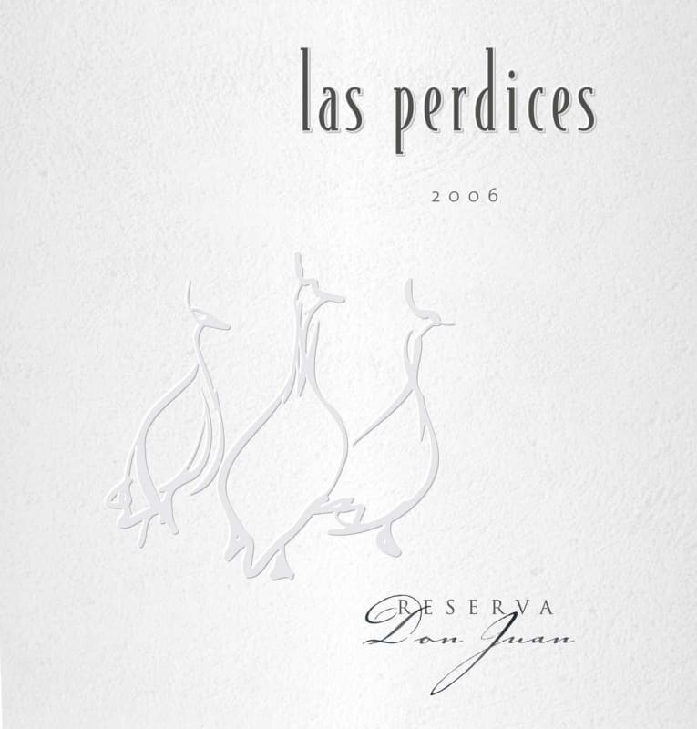 Las Perdices Reserva Don Juan 2006 Front Label
