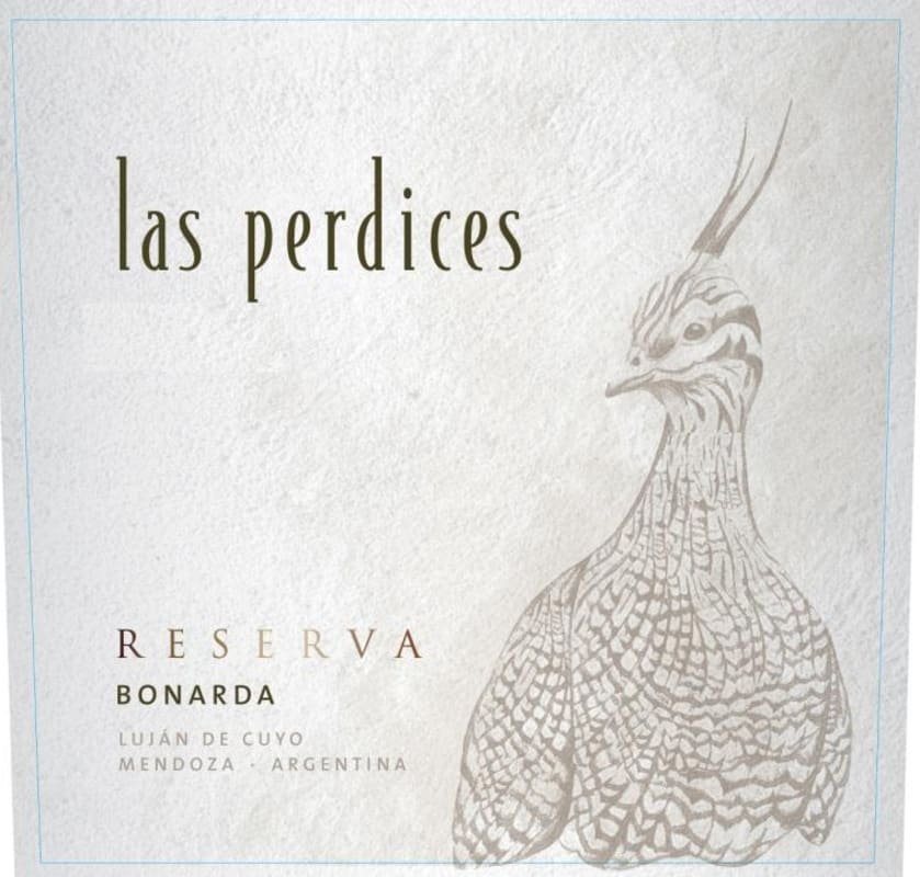 Las Perdices Reserva Bonarda 2009 Front Label