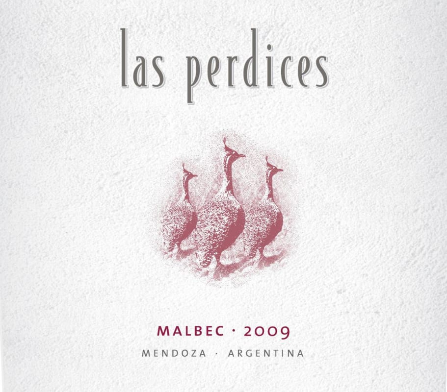 Las Perdices Malbec 2009 Front Label