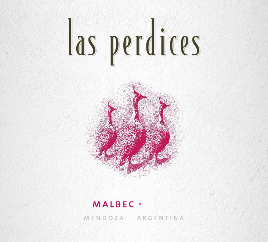 Las Perdices Ice Malbec 2014 Front Label
