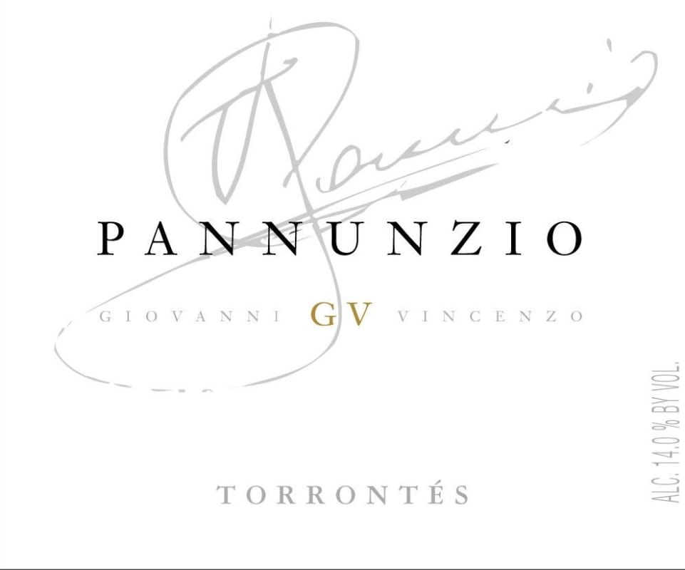 Las Piedras Pura Vid GV Pannunzio Classic Torrontes 2013 Front Label