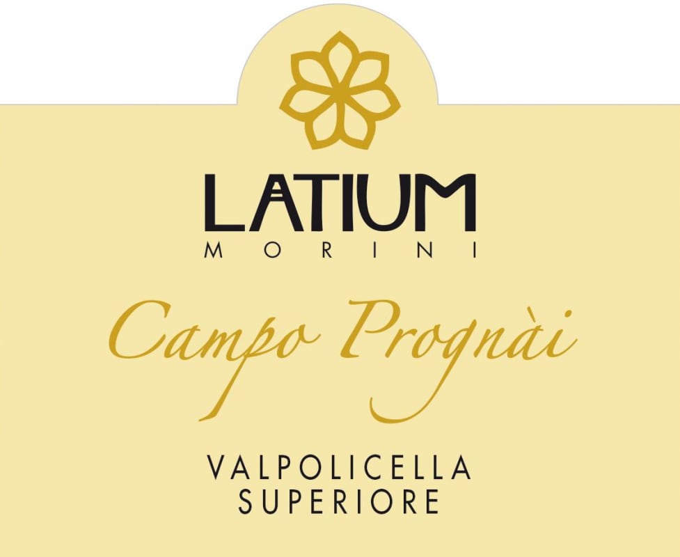 Latium Morini Valpolicella Superiore Campo Prognai 2011 Front Label