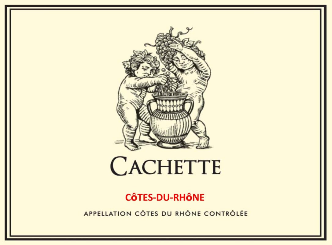Laudun & Chusclan Vignerons Cotes-du-Rhone Cachette 2010 Front Label