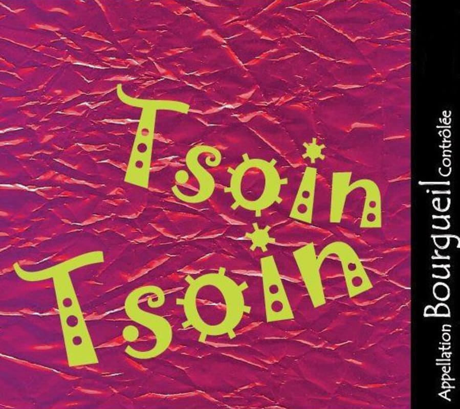 Laurent Herlin Vigneron Bourgueil Vinotropie Tsoin Tsoin 2015 Front Label