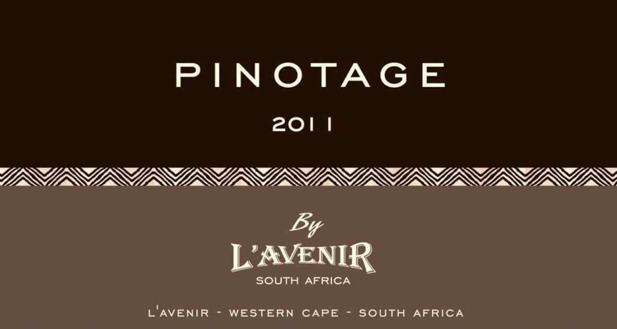 L'Avenir Wine Estate Pinotage by L'Avenir 2011 Front Label