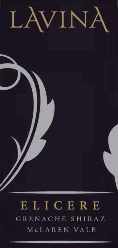 Lavina Wines Elicere Grenache Shiraz 2013 Front Label