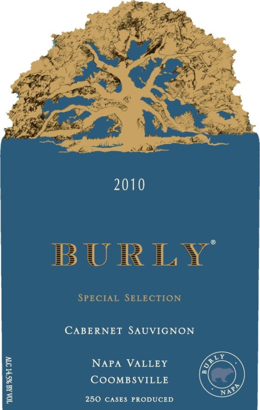 Burly Special Selection Cabernet Sauvignon 2010 Front Label