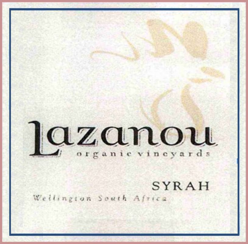 Lazanou Organic Vineyards Syrah 2011 Front Label