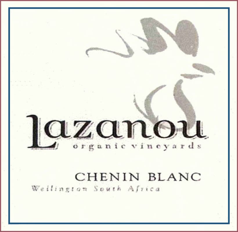 Lazanou Organic Vineyards Chenin Blanc 2014 Front Label