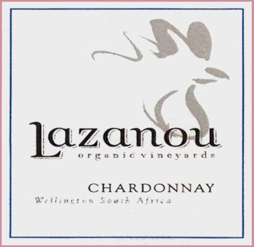 Lazanou Organic Vineyards Chardonnay 2015 Front Label