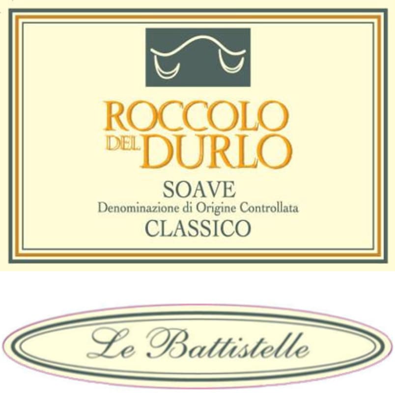 Le Battistelle Soave Classico Roccolo del Durlo 2014 Front Label