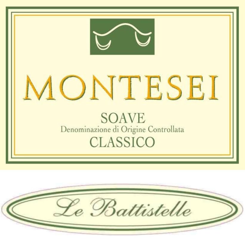 Le Battistelle Soave Classico Montesei 2013 Front Label