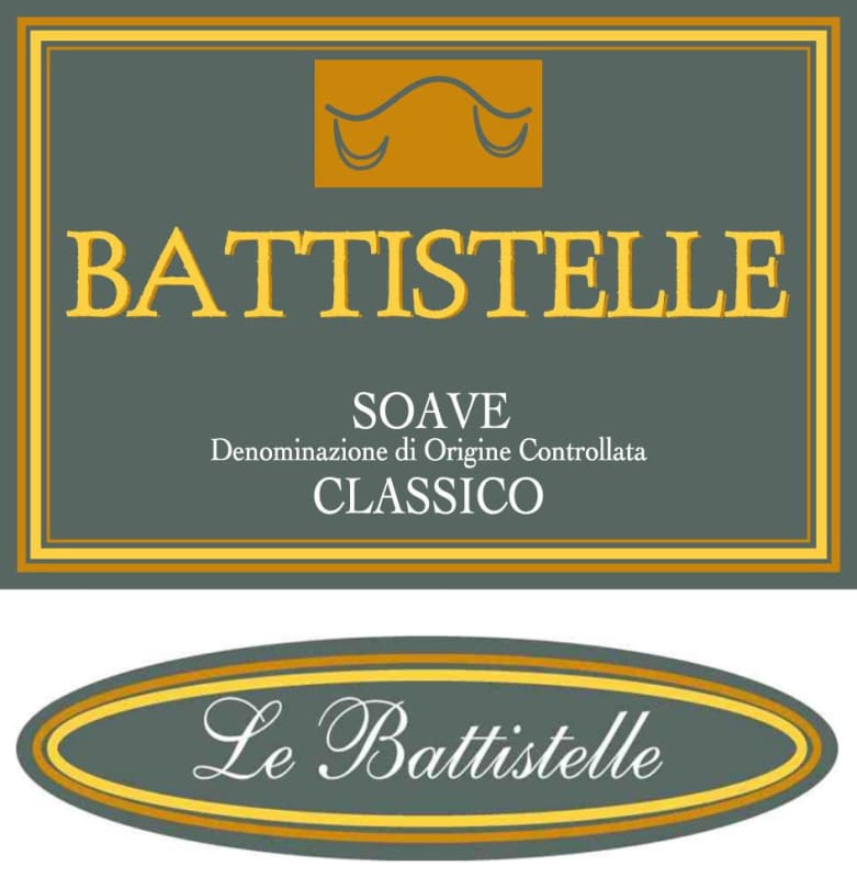 Le Battistelle Soave Classico Battistelle 2014 Front Label
