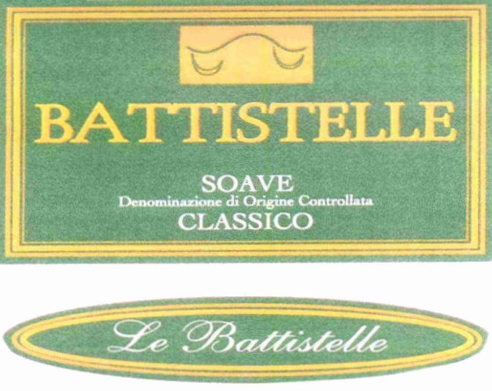 Le Battistelle Soave Classico Battistelle 2010 Front Label