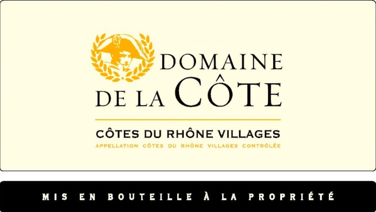 Le Cellier des Princes Cotes du Rhone Villages Valreas Domaine de la Cote 2015 Front Label