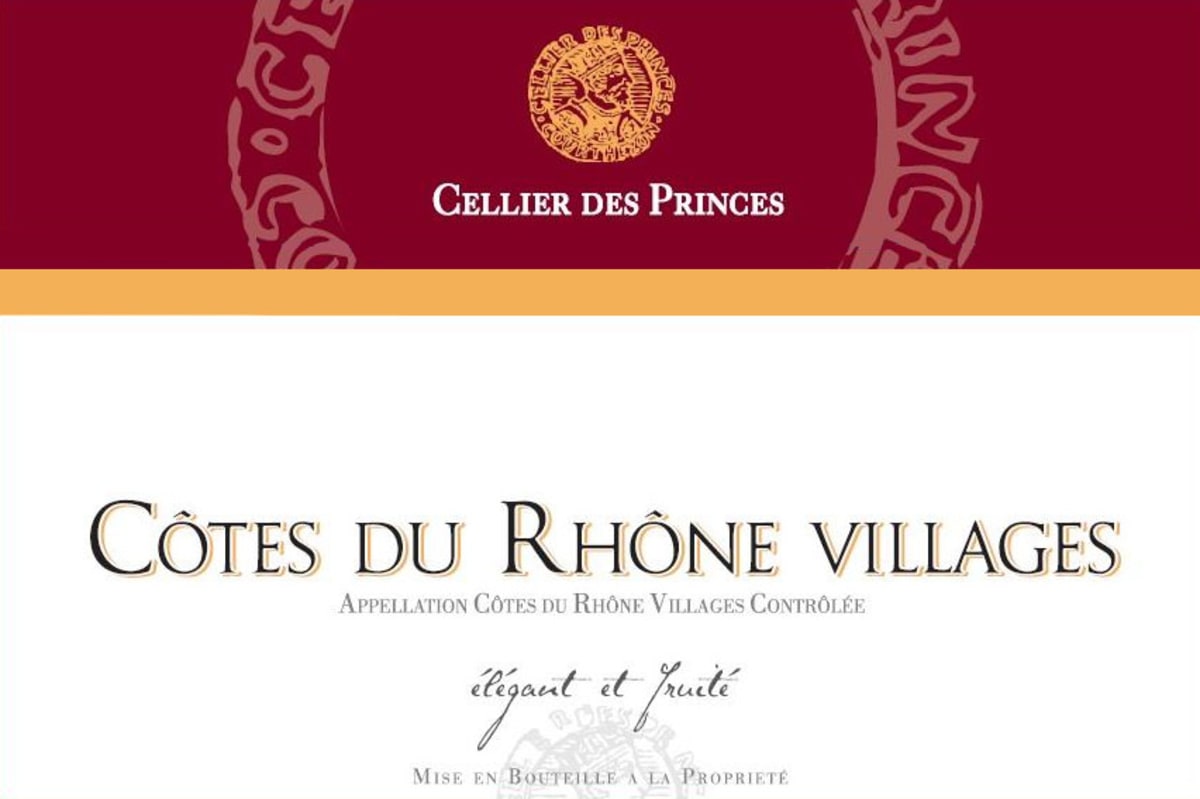 Le Cellier des Princes Cotes du Rhone Villages 2012 Front Label