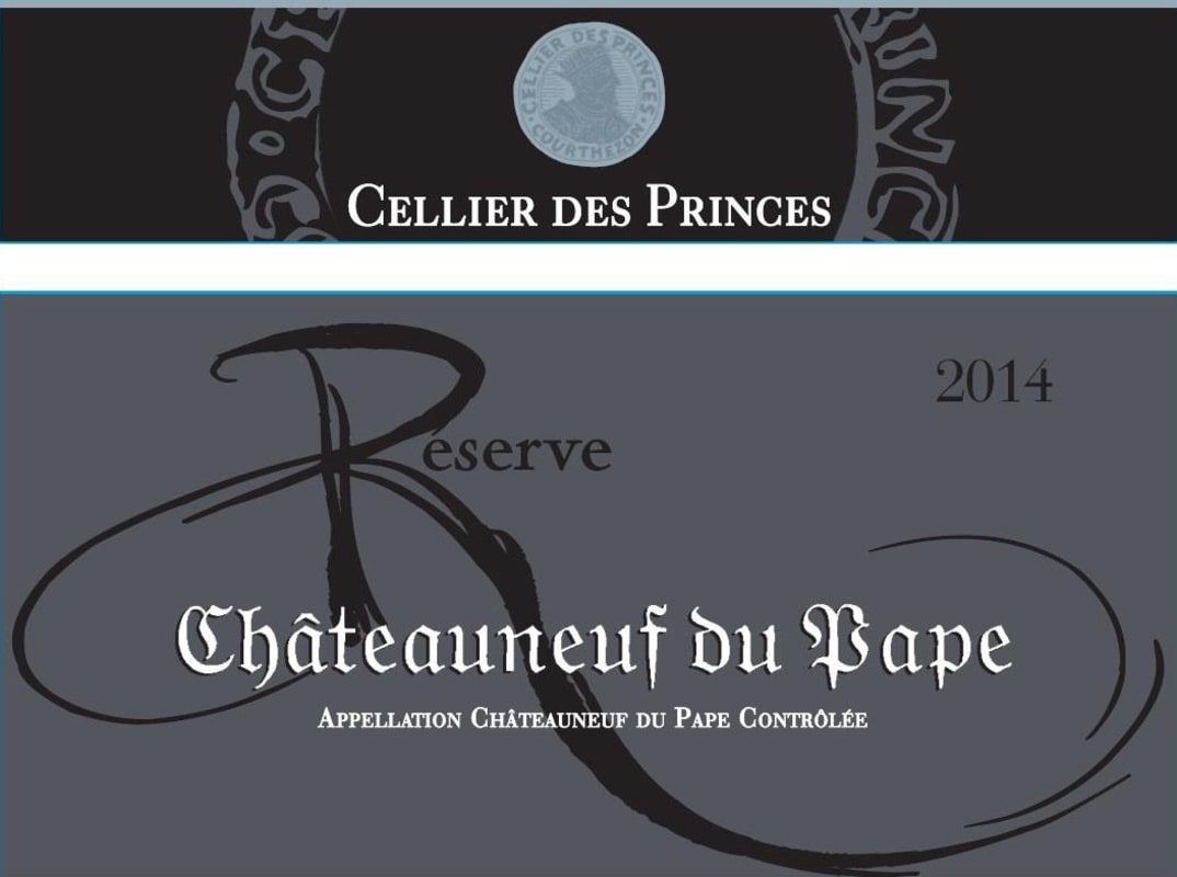 Le Cellier des Princes Chateauneuf-du-Pape Reserve 2014 Front Label