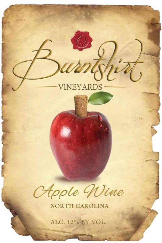 Burntshirt Vineyards Apple Wine 2013 Front Label