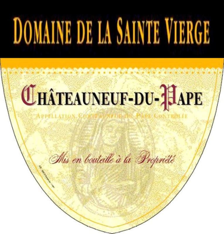 Le Cellier des Princes Chateauneuf-du-Pape Domaine de la Sainte Vierge 2009 Front Label
