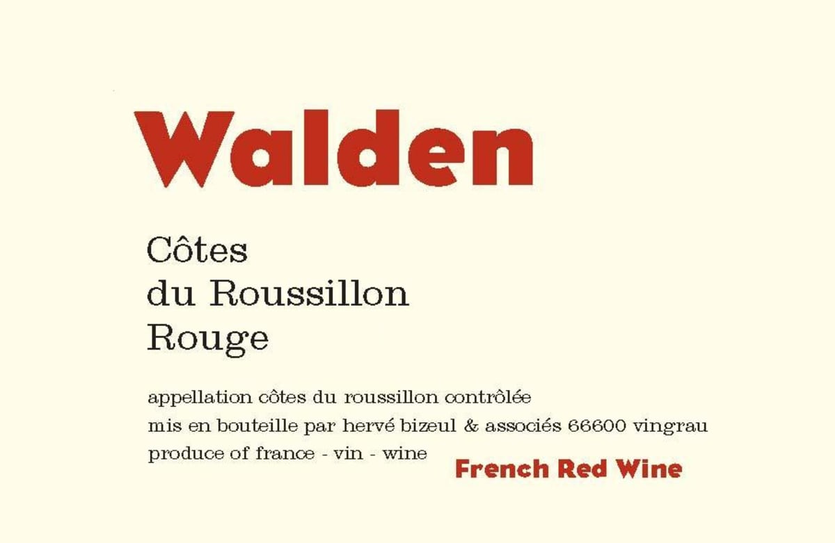 Le Close des Fees Cotes du Roussillon Walden Rouge 2010 Front Label