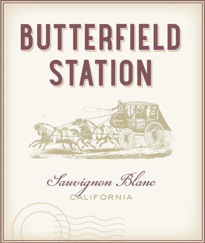 Butterfield Station Sauvignon Blanc 2014 Front Label
