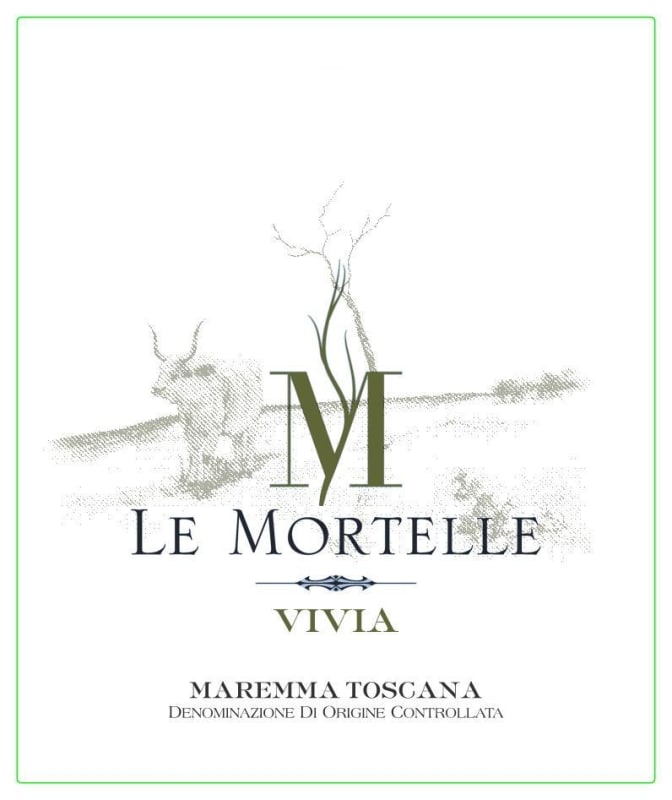 Le Mortelle Maremma Toscana Vivia Bianco 2014 Front Label