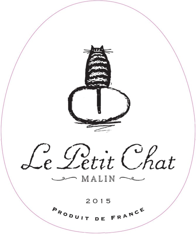 Le Petit Chat Malin Languedoc Roussillon Blanc 2015 Front Label