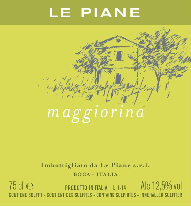 Charlotte's Farm Colline Novaresi Maggiorina Rosso 2014 Front Label
