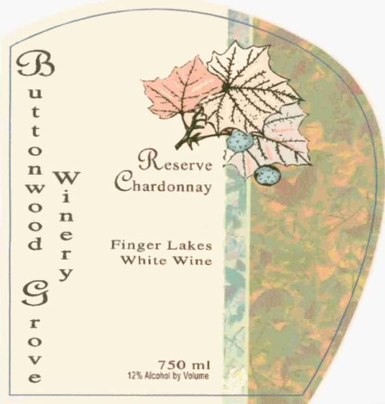 Buttonwood Grove Winery Reserve Chardonnay 2005 Front Label