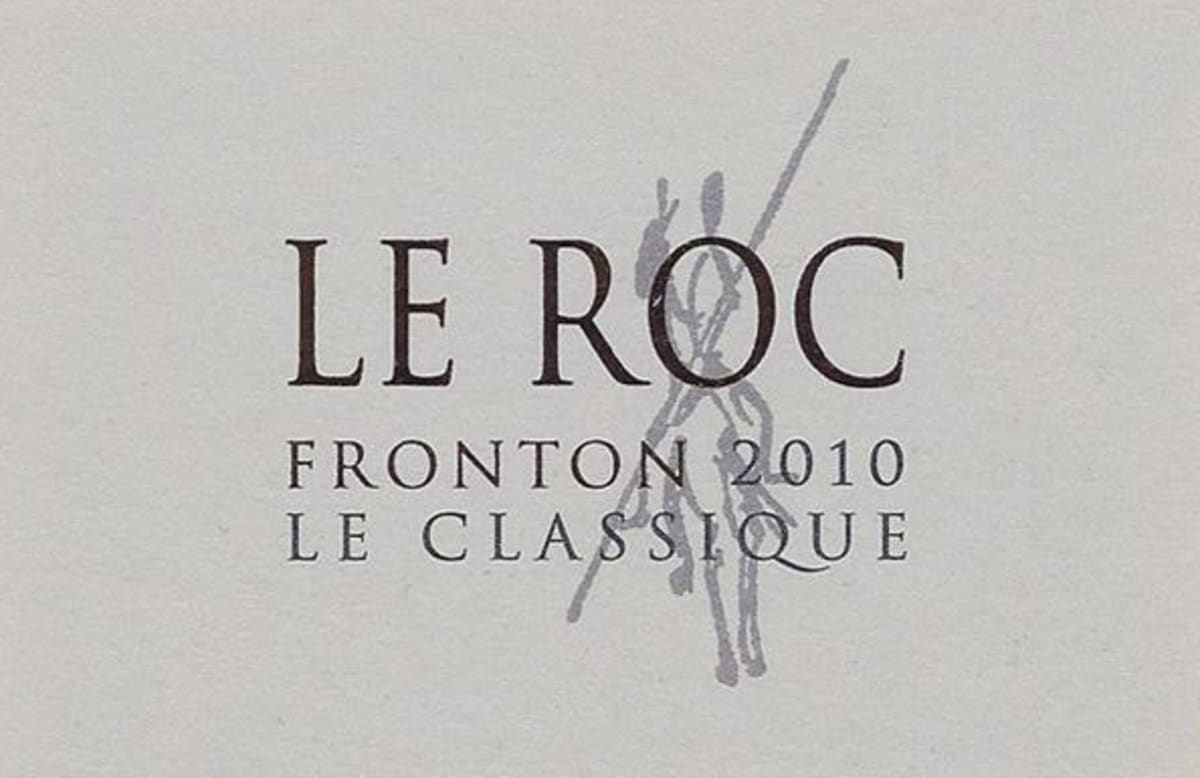 Le Roc Cuvee Classique 2010 Front Label