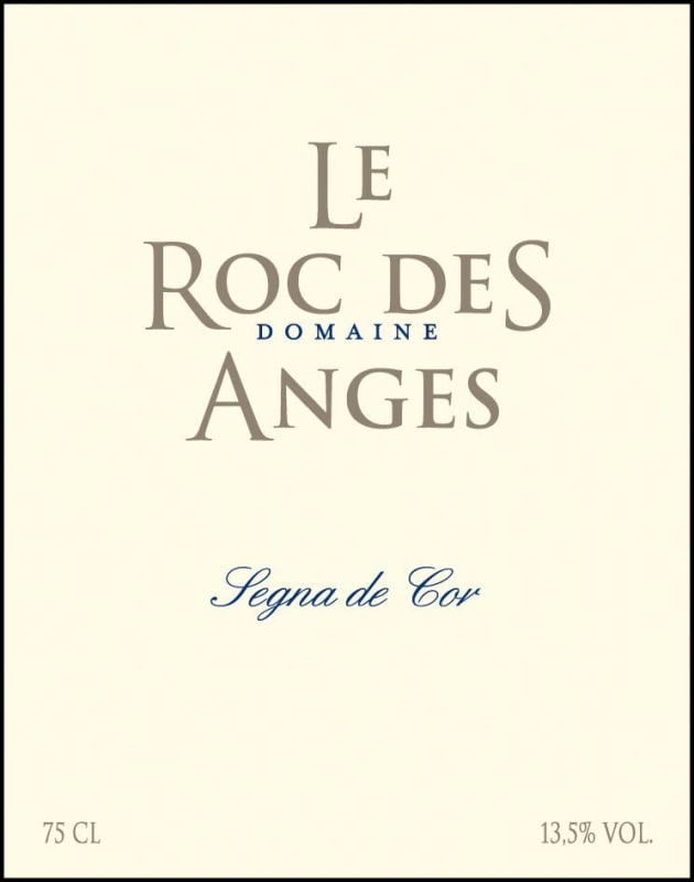 Le Roc des Anges Cotes du Roussillon Villages Segna De Cor 2014 Front Label
