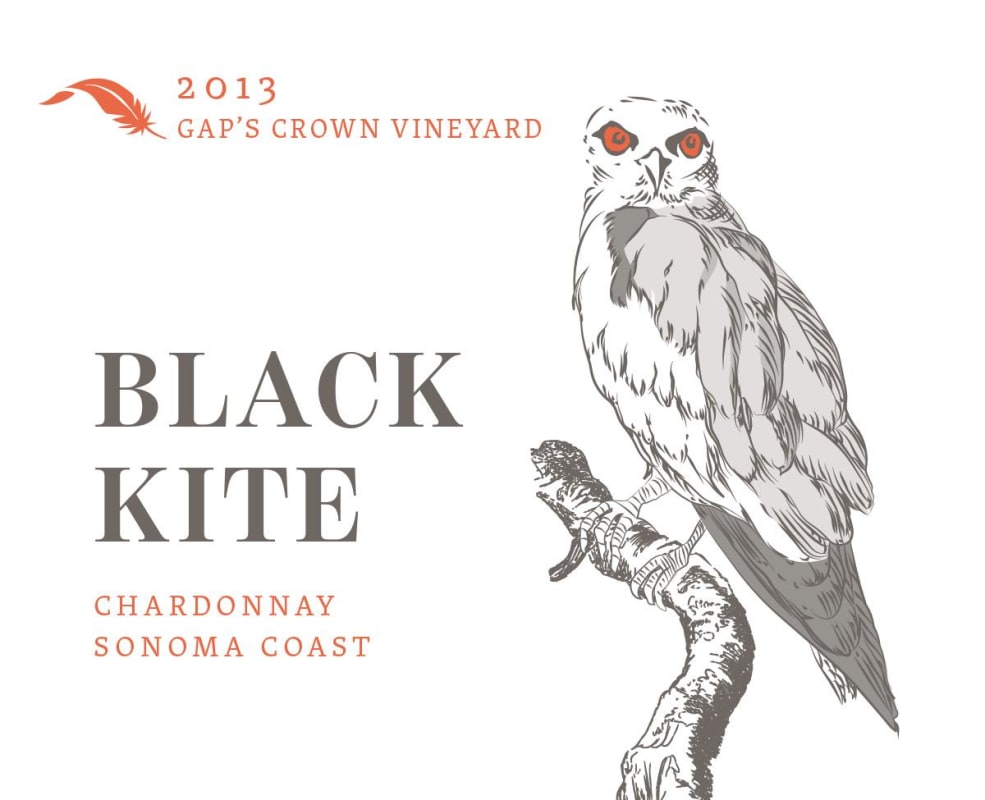 Black Kite Gap's Crown Vineyard Chardonnay 2013 Front Label