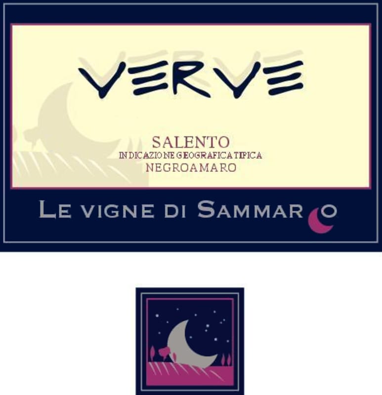 Le Vigne di Sammarco Salento Verve Negroamaro 2013 Front Label