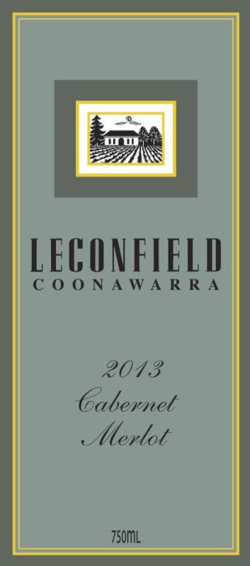 Leconfield Wines Coonawarra Cabernet Merlot 2013 Front Label