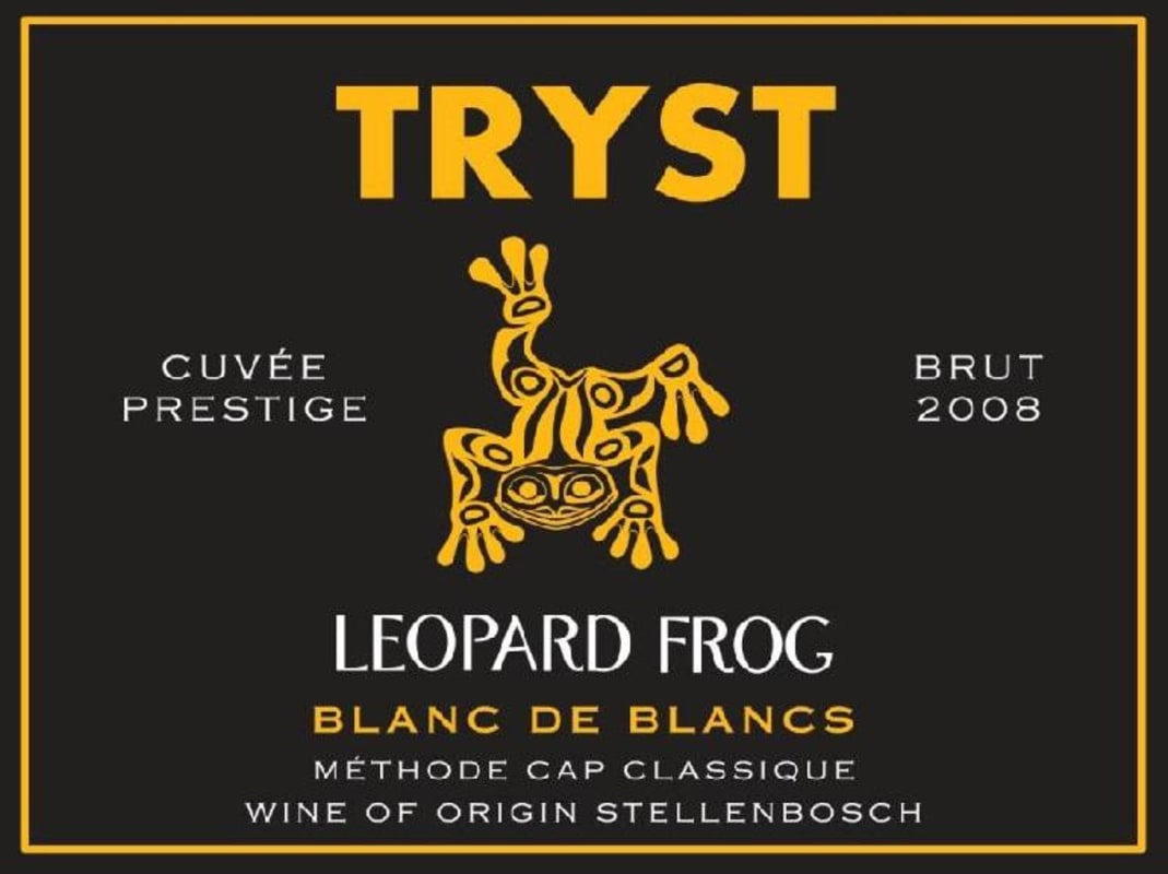 Leopard Frog Tryst Cuvee Prestige Blanc de Blancs Brut 2008 Front Label