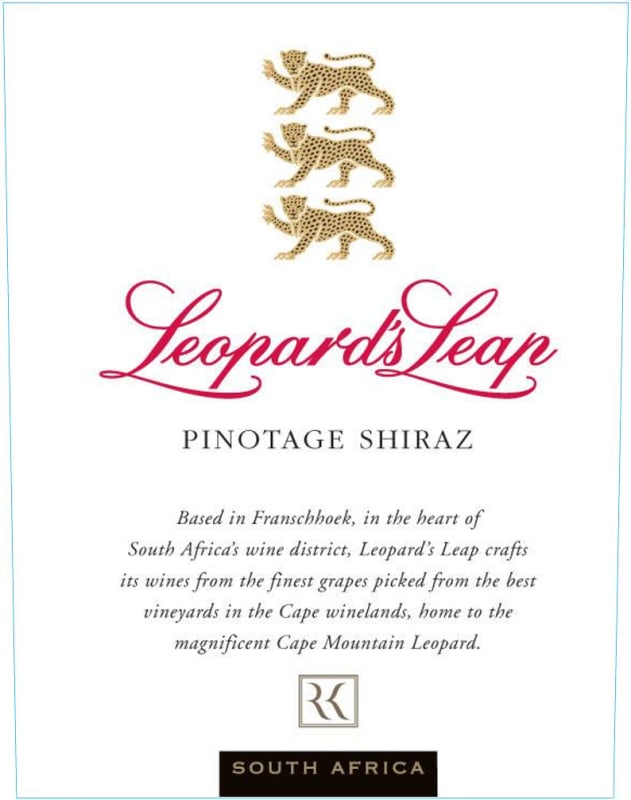 Leopard's Leap Wines Pinotage Shiraz 2010 Front Label
