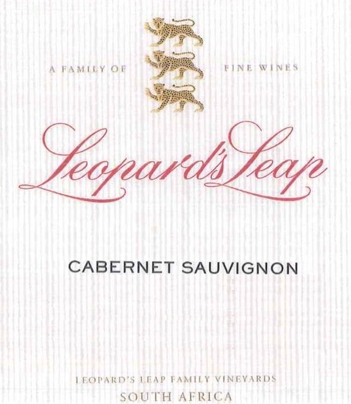 Leopard's Leap Wines Cabernet Sauvignon 2014 Front Label