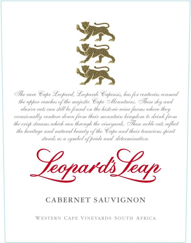Leopard's Leap Wines Cabernet Sauvignon 2009 Front Label
