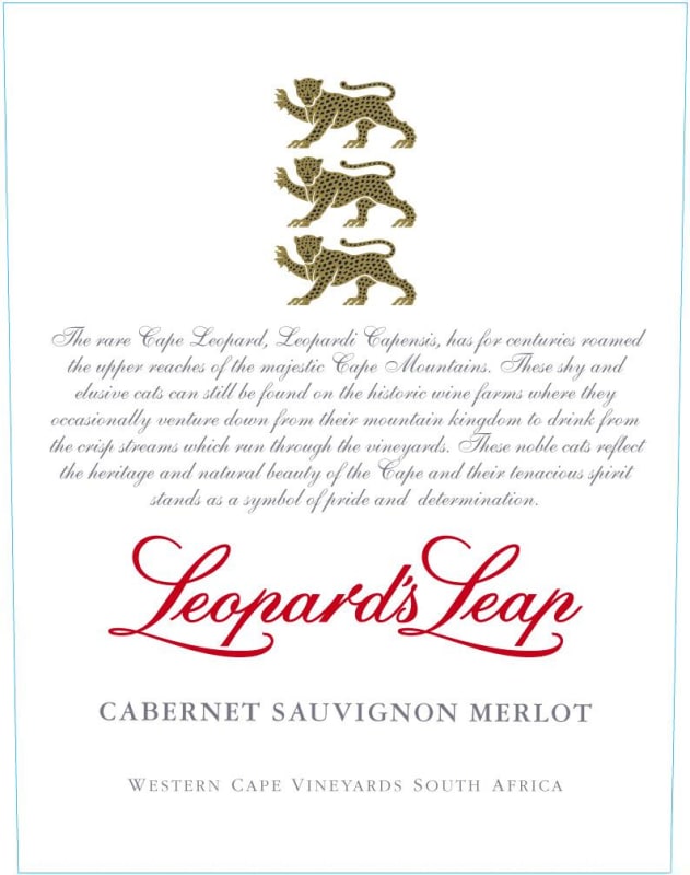 Leopard's Leap Wines Cabernet Sauvignon Merlot 2012 Front Label
