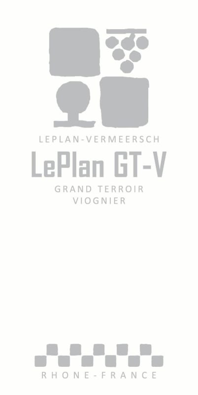 Leplan-Vermeersch Cotes du Rhone Villages GT-V 2014 Front Label