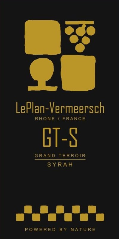 Leplan-Vermeersch Cotes du Rhone Villages GT-S 2014 Front Label