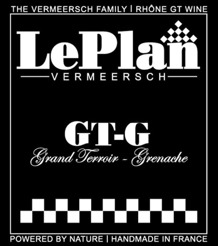 Leplan-Vermeersch Cotes du Rhone Villages GT-G 2007 Front Label