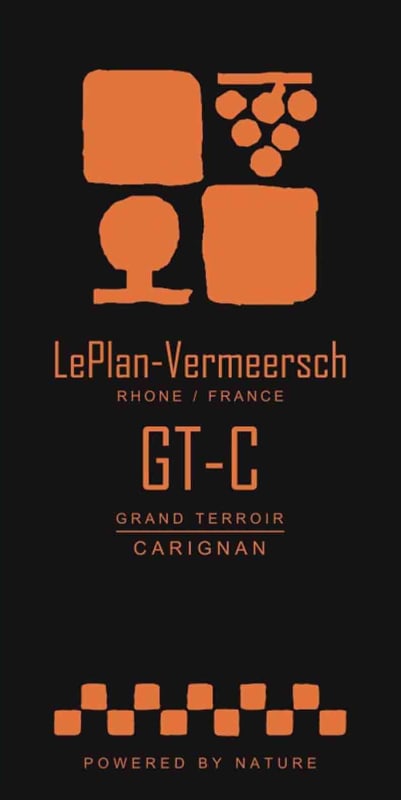 Leplan-Vermeersch Cotes du Rhone Villages GT-C 2010 Front Label