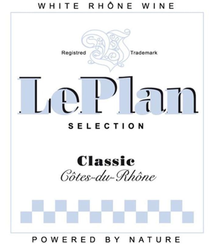 Leplan-Vermeersch Cotes du Rhone Classic Blanc 2014 Front Label