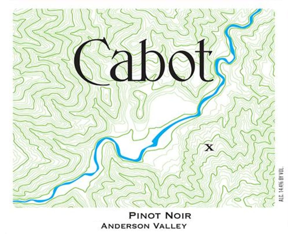 Cabot Vineyards Pinot Noir 2012 Front Label